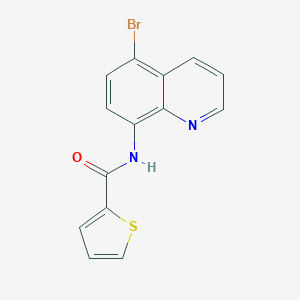 N-(5-bromoquinolin-8-yl)thiophene-2-carboxamide