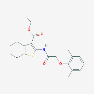 Ethyl 2-{[(2,6-dimethylphenoxy)acetyl]amino}-4,5,6,7-tetrahydro-1-benzothiophene-3-carboxylate