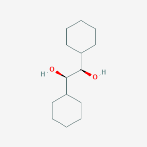 molecular formula C14H26O2 B037885 (1R,2R)-1,2-Dicyclohexylethane-1,2-diol CAS No. 120850-92-2