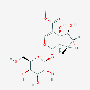 molecular formula C17H24O12 B037891 Sesamoside CAS No. 117479-87-5