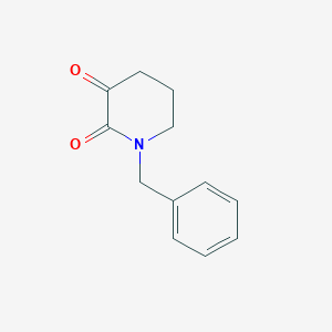 molecular formula C12H13NO2 B037894 1-Benzylpiperidine-2,3-dione CAS No. 111492-69-4