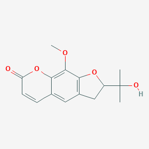 2-(2-Hydroxypropan-2-yl)-9-methoxy-2,3-dihydrofuro(3,2-g)chromen-7-one