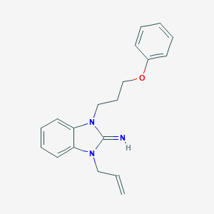 1-(3-Phenoxypropyl)-3-prop-2-enylbenzimidazol-2-imine
