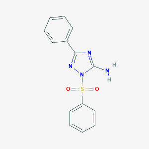 3-phenyl-1-(phenylsulfonyl)-1H-1,2,4-triazol-5-amine