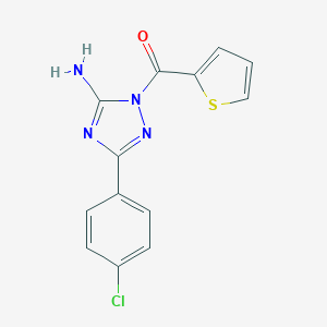[5-Amino-3-(4-chlorophenyl)-1,2,4-triazol-1-yl]-thiophen-2-ylmethanone
