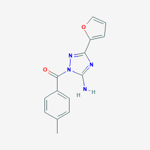 (5-Amino-3-furan-2-yl-[1,2,4]triazol-1-yl)-p-tolyl-methanone