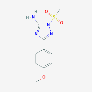 3-(4-methoxyphenyl)-1-(methylsulfonyl)-1H-1,2,4-triazol-5-amine