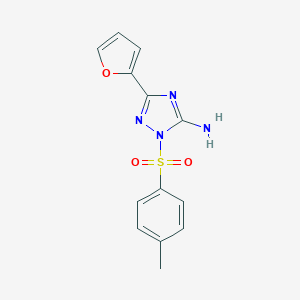 3-(2-furyl)-1-[(4-methylphenyl)sulfonyl]-1H-1,2,4-triazol-5-ylamine