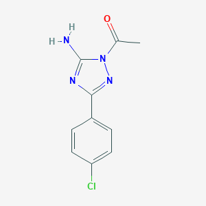1-acetyl-3-(4-chlorophenyl)-1H-1,2,4-triazol-5-amine