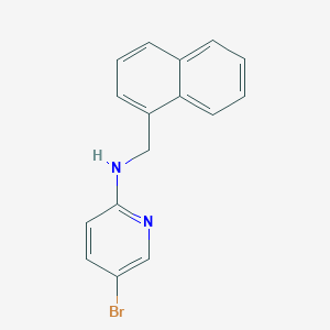 N-(5-bromo-2-pyridinyl)-N-(1-naphthylmethyl)amine