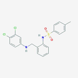 N-{2-[(3,4-dichloroanilino)methyl]phenyl}-4-methylbenzenesulfonamide