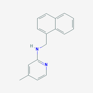 4-methyl-N-(naphthalen-1-ylmethyl)pyridin-2-amine