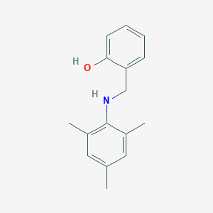 molecular formula C16H19NO B379336 2-[(Mesitylamino)methyl]phenol 