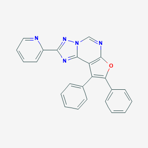 8,9-Diphenyl-2-(2-pyridinyl)furo[3,2-e][1,2,4]triazolo[1,5-c]pyrimidine