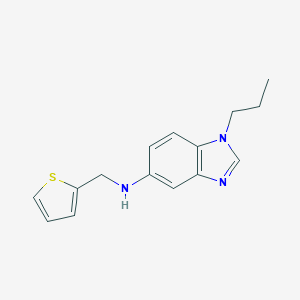 1-propyl-N-(thiophen-2-ylmethyl)-1H-benzimidazol-5-amine