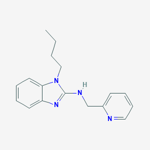 1-butyl-N-(pyridin-2-ylmethyl)benzimidazol-2-amine