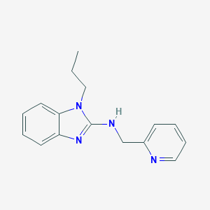 N-(1-propyl-1H-benzimidazol-2-yl)-N-(2-pyridinylmethyl)amine
