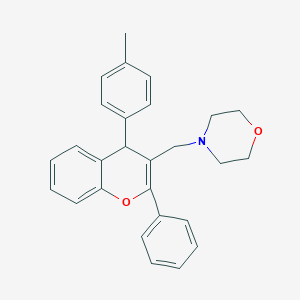 4-(2-Phenyl-4-p-tolyl-4H-chromen-3-ylmethyl)-morpholine