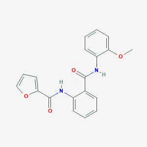 N-{2-[(2-methoxyanilino)carbonyl]phenyl}-2-furamide