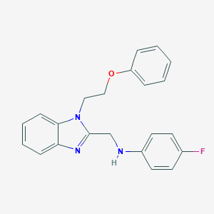 N-(4-fluorophenyl)-N-{[1-(2-phenoxyethyl)-1H-benzimidazol-2-yl]methyl}amine
