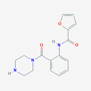 N-[2-(1-piperazinylcarbonyl)phenyl]-2-furamide