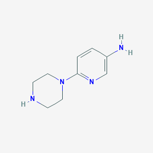 molecular formula C9H14N4 B037947 6-(Piperazin-1-YL)pyridin-3-amine CAS No. 119285-06-2