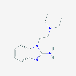 molecular formula C13H20N4 B379479 1-(2-Diethylamino-ethyl)-1H-benzoimidazol-2-ylamine CAS No. 38652-79-8