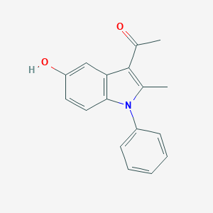 B379485 1-(5-hydroxy-2-methyl-1-phenyl-1H-indol-3-yl)ethanone CAS No. 5102-18-1