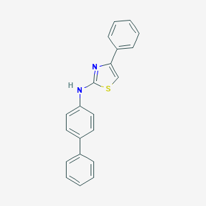 4-phenyl-N-(4-phenylphenyl)-1,3-thiazol-2-amine