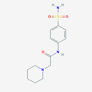 2-piperidin-1-yl-N-(4-sulfamoylphenyl)acetamide