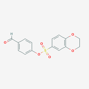 4-Formylphenyl 2,3-dihydro-1,4-benzodioxine-6-sulfonate