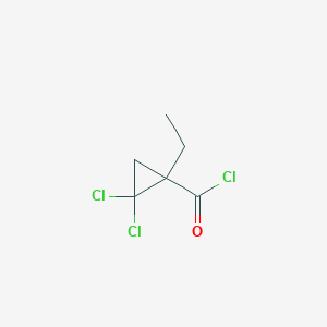 2,2-Dichloro-1-ethylcyclopropane-1-carbonyl chloride