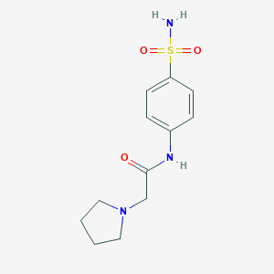 2-(pyrrolidin-1-yl)-N-(4-sulfamoylphenyl)acetamide
