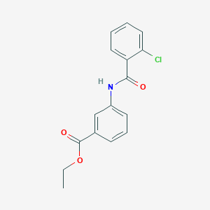 Ethyl 3-[(2-chlorobenzoyl)amino]benzoate