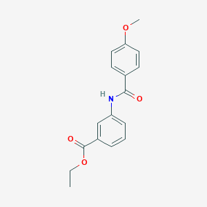Ethyl 3-[(4-methoxybenzoyl)amino]benzoate