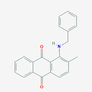 molecular formula C22H17NO2 B379529 1-(Benzylamino)-2-methylanthracene-9,10-dione 