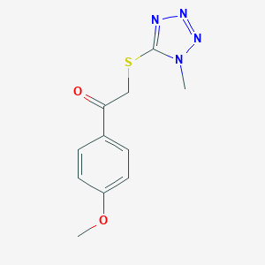 1-(4-methoxyphenyl)-2-[(1-methyl-1H-tetraazol-5-yl)sulfanyl]ethanone