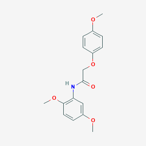molecular formula C17H19NO5 B379558 N-(2,5-dimethoxyphenyl)-2-(4-methoxyphenoxy)acetamide 