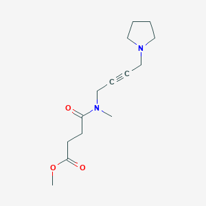 Methyl 4-(methyl[4-(1-pyrrolidinyl)-2-butynyl]amino)-4-oxobutanoate