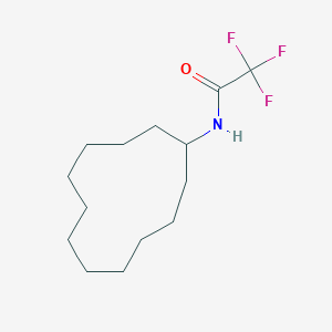 molecular formula C14H24F3NO B379605 N-cyclododecyl-2,2,2-trifluoroacetamide 