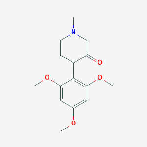 1-Methyl-4-(2,4,6-trimethoxyphenyl)piperidin-3-one