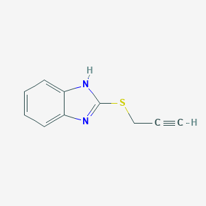 molecular formula C10H8N2S B379760 2-prop-2-ynylsulfanyl-1H-benzimidazole CAS No. 24786-40-1
