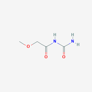molecular formula C4H8N2O3 B037977 Methoxyacetylcarbamide CAS No. 118122-19-3