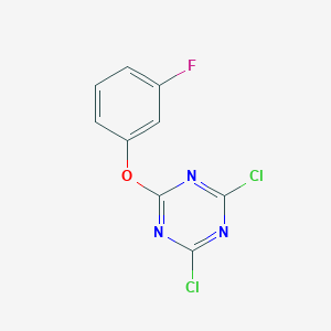 2,4-Dichloro-6-(3-fluorophenoxy)-1,3,5-triazine