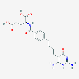 molecular formula C20H25N5O6 B037995 Dideazaacyclotetrahydrofolic acid CAS No. 124656-55-9