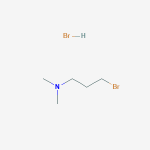 molecular formula C5H13Br2N B038003 3-Bromo-N,N-dimethylpropan-1-amine hydrobromide CAS No. 5845-30-7
