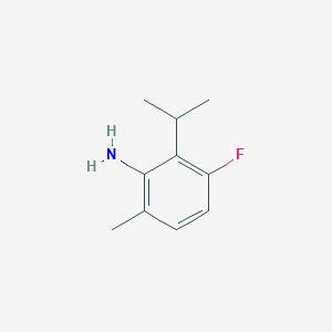 3-Fluoro-6-methyl-2-(propan-2-yl)aniline