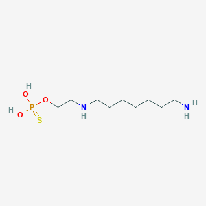 S-(2-((Aminoheptyl)amino)ethyl)phosphorothiate