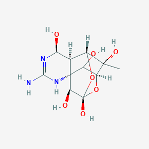molecular formula C11H17N3O7 B038014 11-Deoxytetrodotoxin CAS No. 113564-23-1