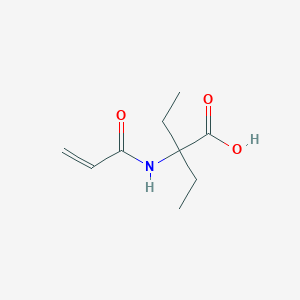 2-Ethyl-2-(prop-2-enoylamino)butanoic acid